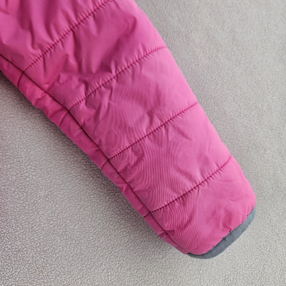 Under Armour Winter Puffer Coat Pink Water Resistant 4 Hooded Outdoor Pockets